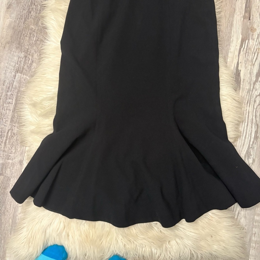 Isabelle midi dress Dress the Population sz large Black Spaghetti Strap Sheath - Picture 6 of 12